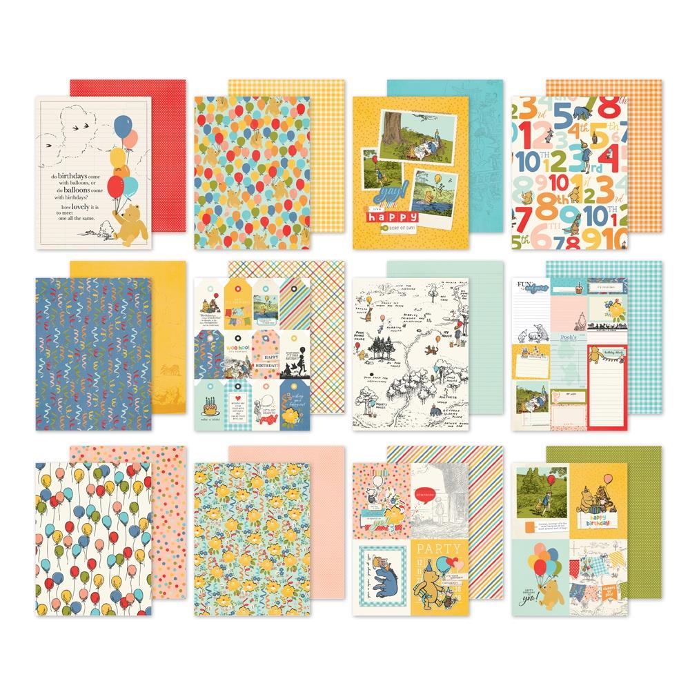 Simple Stories Say Cheese Classic Pooh Birthday 6 x 8 Paper Pad 24818 Product Images