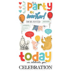 Simple Stories Say Cheese Classic Pooh Birthday Foam Stickers 24811 Celebration Sentiments