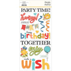 Simple Stories Say Cheese Classic Pooh Birthday Foam Stickers 24811 Packaging View