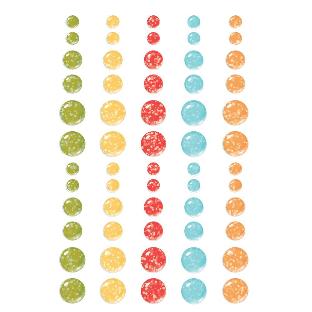 Simple Stories Say Cheese Classic Pooh Birthday Glitter Enamel Dots 24813 Detailed Product Image