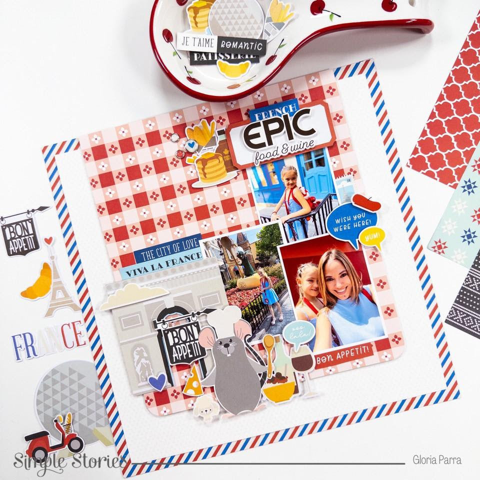 Simple Stories Say Cheese Epic Bits And Pieces 22486 Epcot Layout