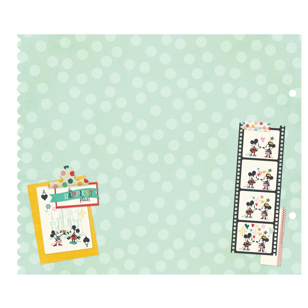Simple Stories Say Cheese Happiest Place 6 x 8 Snap Binder Inserts 26233 Disney Film