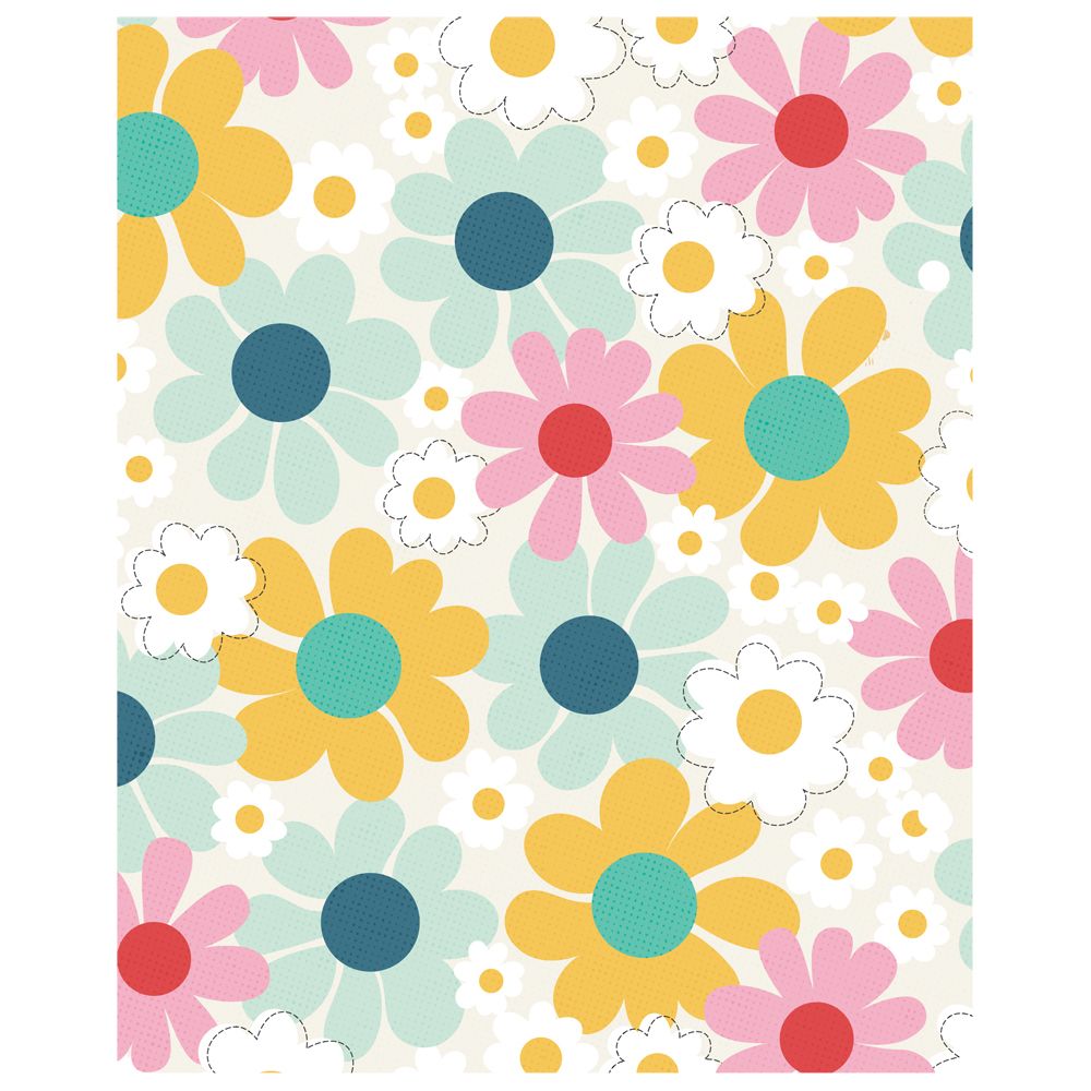 Simple Stories Say Cheese Happiest Place 6 x 8 Snap Binder Inserts 26233 Floral Images