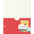 Simple Stories Say Cheese Happiest Place 6 x 8 Snap Binder Inserts 26233 Happy Memories