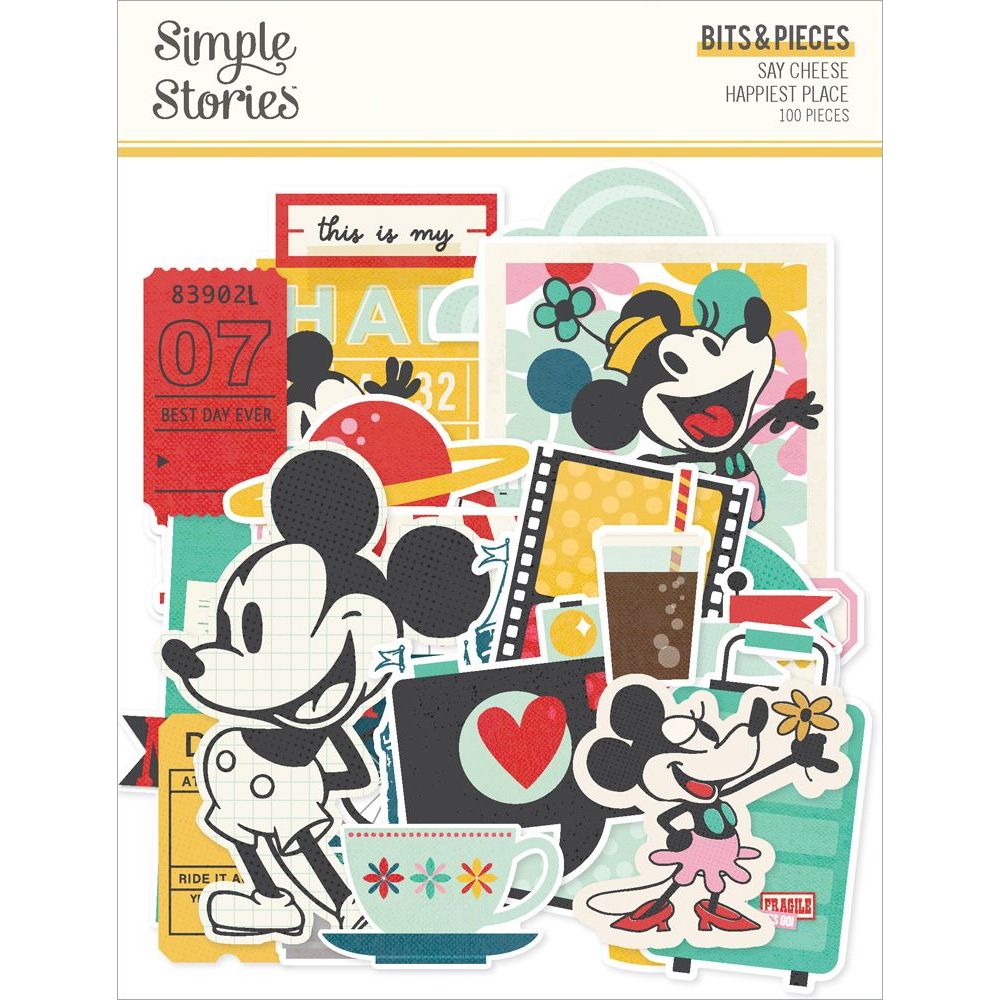 Simple Stories Say Cheese Happiest Place Bits And Pieces 26227