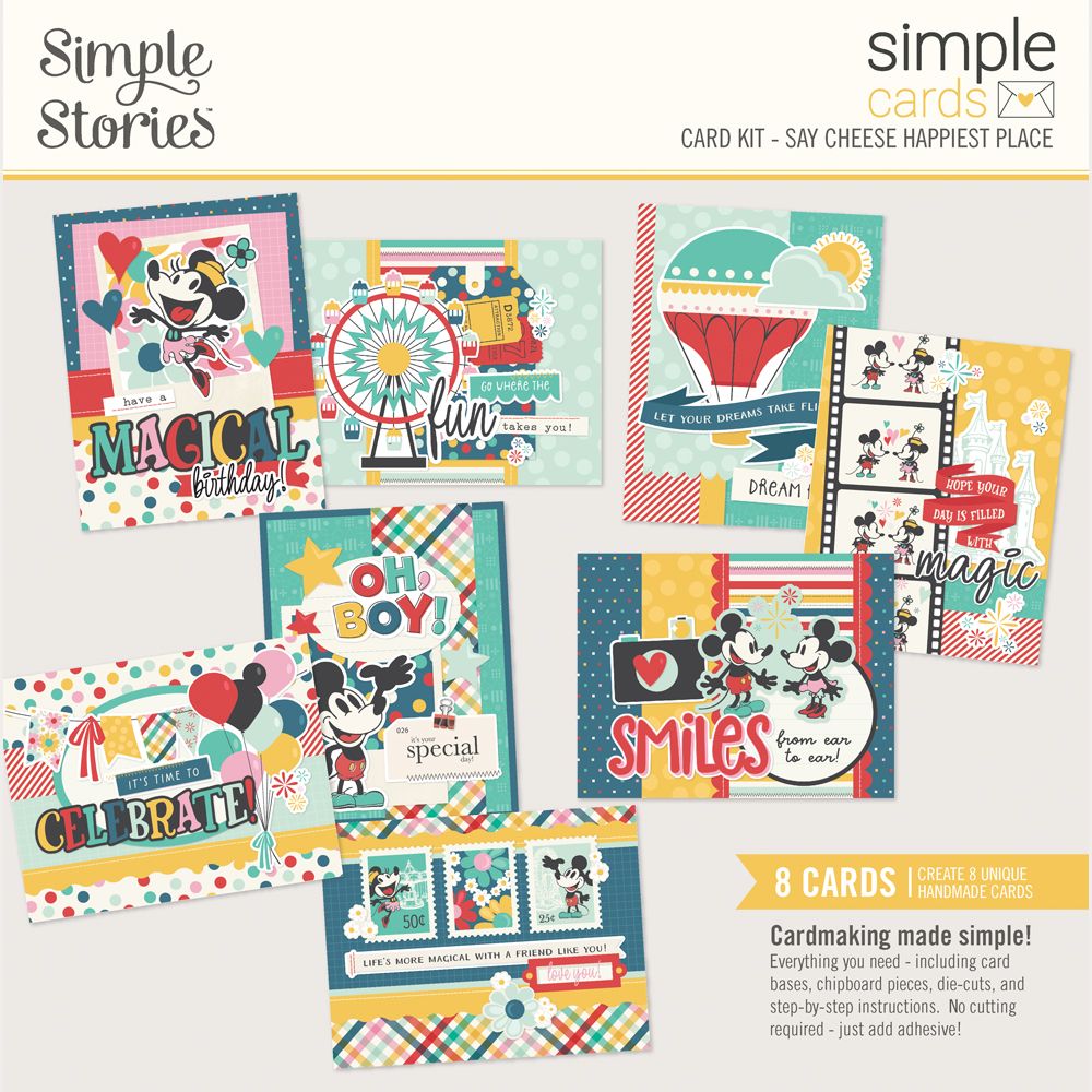 Simple Stories Say Cheese Happiest Place Card Kit 26237