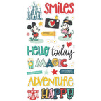 Simple Stories Say Cheese Happiest Place Foam Stickers 26230 Disney Sentiments