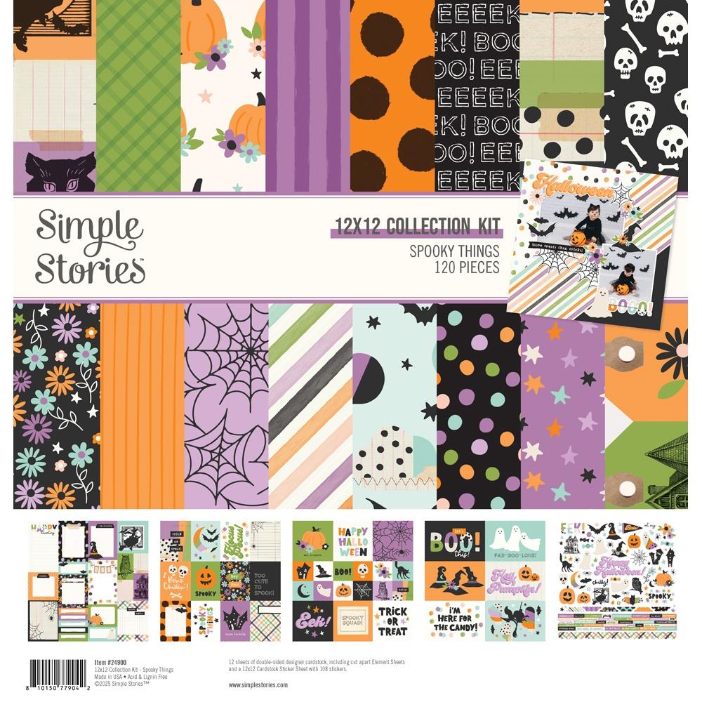 Simple Stories Spooky Things 12 x 12 Collection Kit 24900