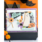 Simple Stories Spooky Things 12 x 12 Collection Kit 24900 Ghost Halloween Card
