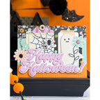 Simple Stories Spooky Things 12 x 12 Collection Kit 24900 Happy Halloween Card