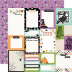 Simple Stories Spooky Things 12 x 12 Collection Kit 24900 Journal Elements