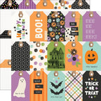 Simple Stories Spooky Things 12 x 12 Collection Kit 24900 Tag Elements