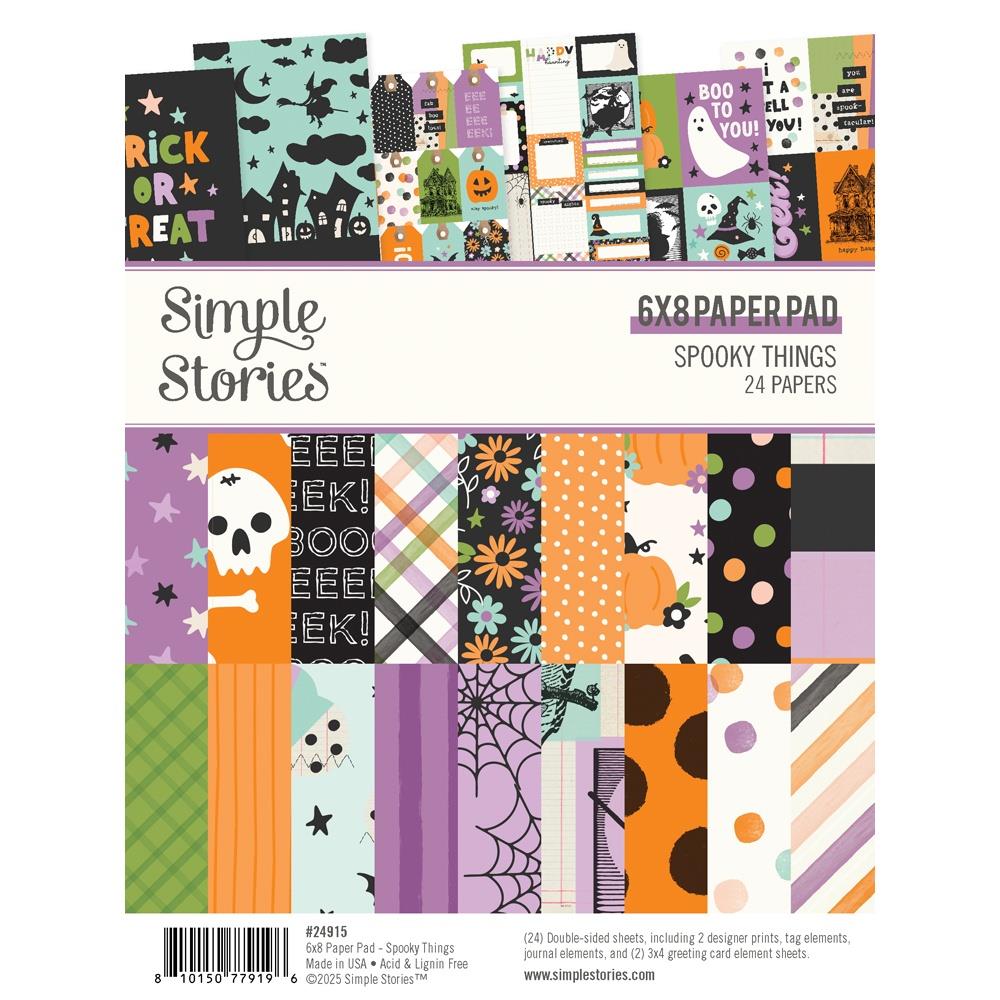 Simple Stories Spooky Things 6 x 8 Paper Pad 24915