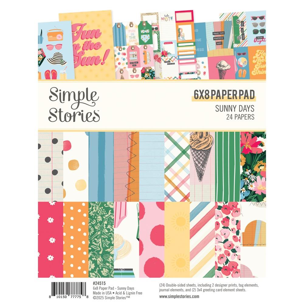 Simple Stories Sunny Days 6 x 8 Paper Pad 24515