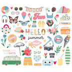 Simple Stories Sunny Days Bits And Pieces 24518 Summertime Vibes