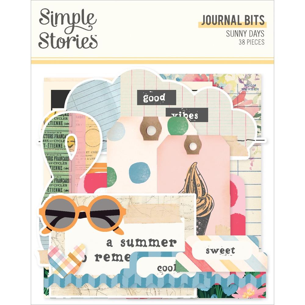Simple Stories Sunny Days Journal Bits And Pieces 24519