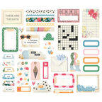 Simple Stories Sunny Days Journal Bits And Pieces 24519 Summer Layout