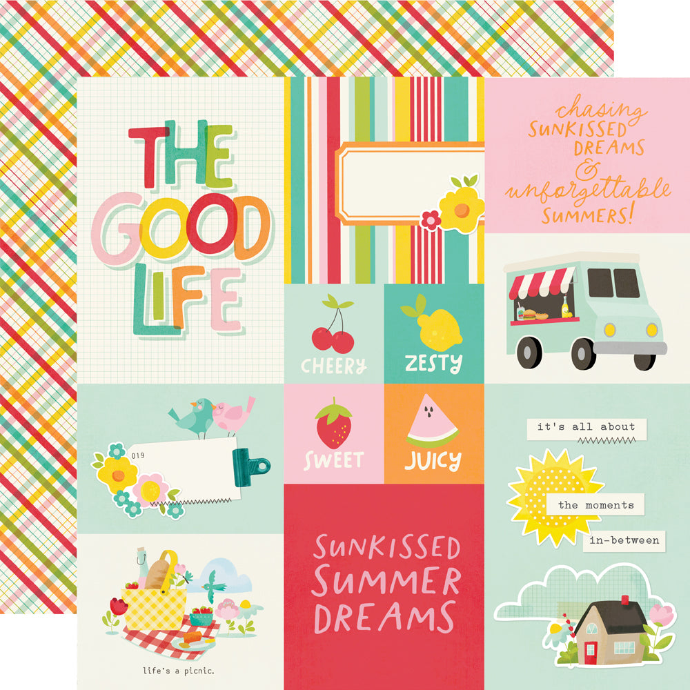 Simple Stories Sweet Summertime 12 x 12 Collection Kit 26800 The Good Life Summer