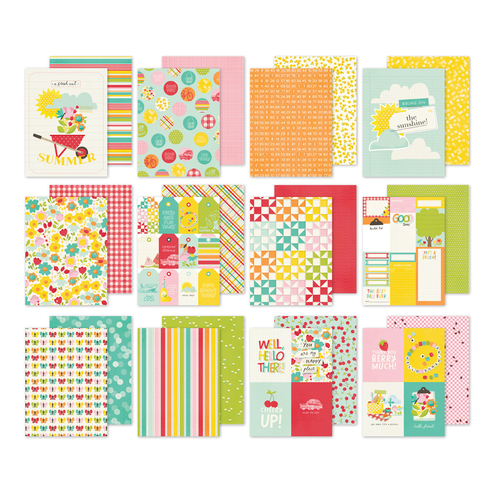 Simple Stories Sweet Summertime 6 x 8 Paper Pad 26816 Summer Images
