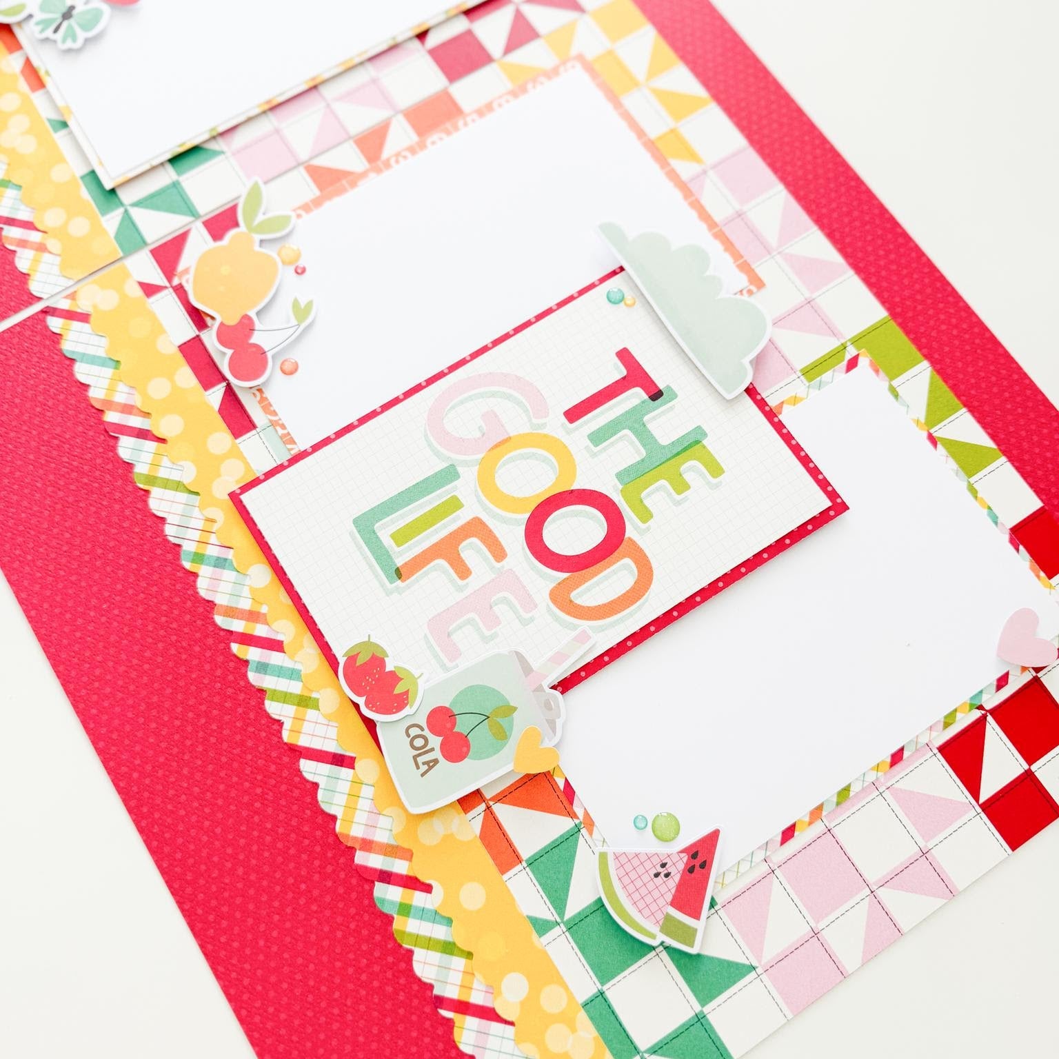 Simple Stories Sweet Summertime 6 x 8 Paper Pad 26816 Summer Life Layout