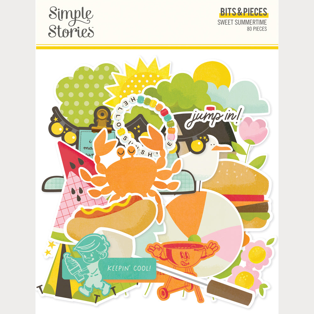 Simple Stories Sweet Summertime Bits And Pieces 26819