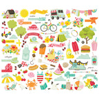 Simple Stories Sweet Summertime Bits And Pieces 26819 Summer Images
