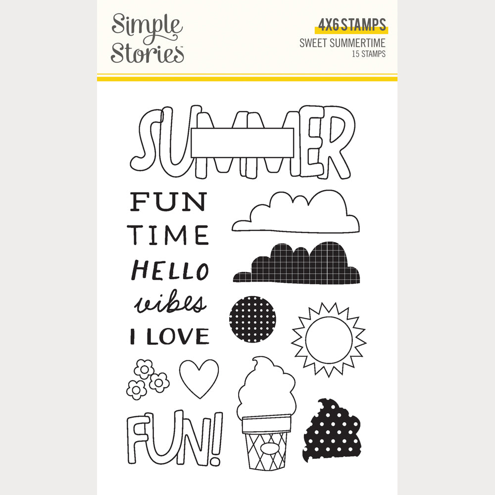 Simple Stories Sweet Summertime Clear Stamps 26817