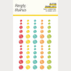Simple Stories Sweet Summertime Glitter Enamel Dots 26824
