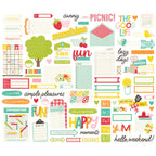 Simple Stories Sweet Summertime Journal Bits And Pieces 26820 Summer Sentiments