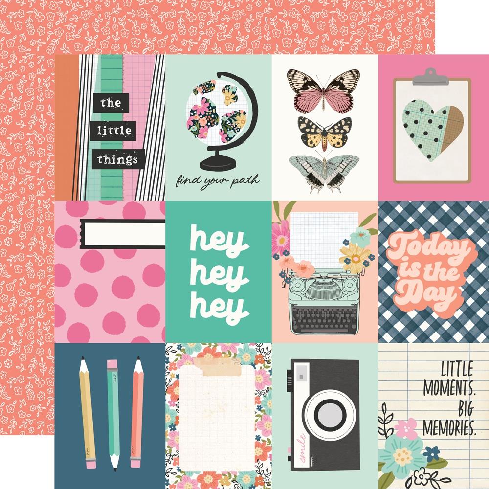 Simple Stories Take Note 12 x 12 Collection Kit 25900 3X4 Month Elements