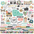 Simple Stories Take Note 12 x 12 Collection Kit 25900 Cardstock Stickers