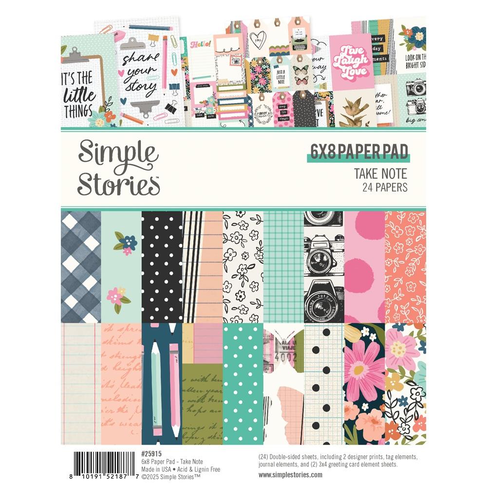 Simple Stories Take Note 6 x 8 Paper Pad 25915