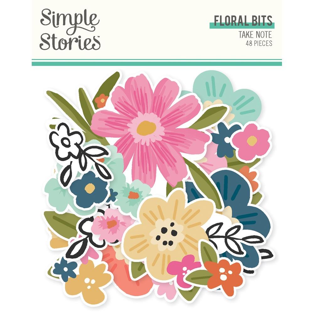 Simple Stories Take Note Floral Bits And Pieces 25920 – Simon Says Stamp
