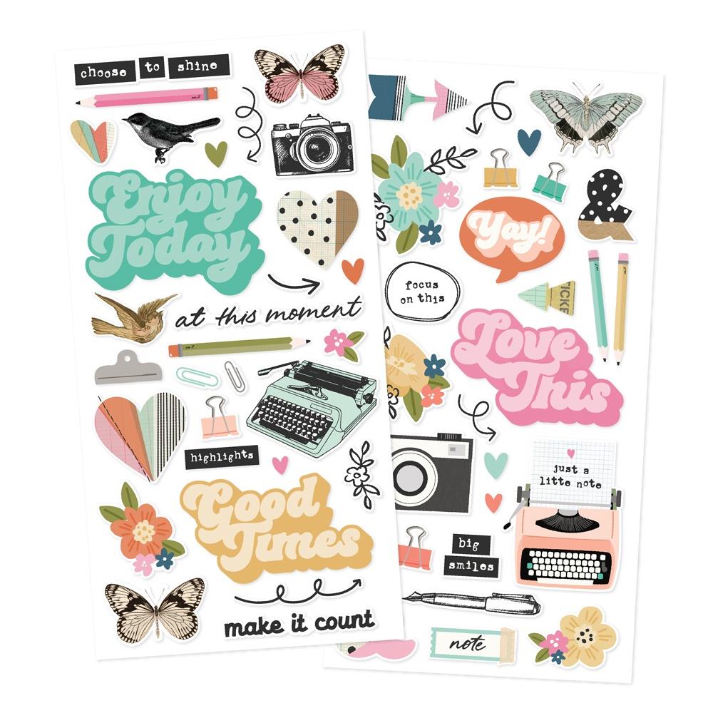 Simple Stories Take Note Foam Stickers 25923 Alternate Images