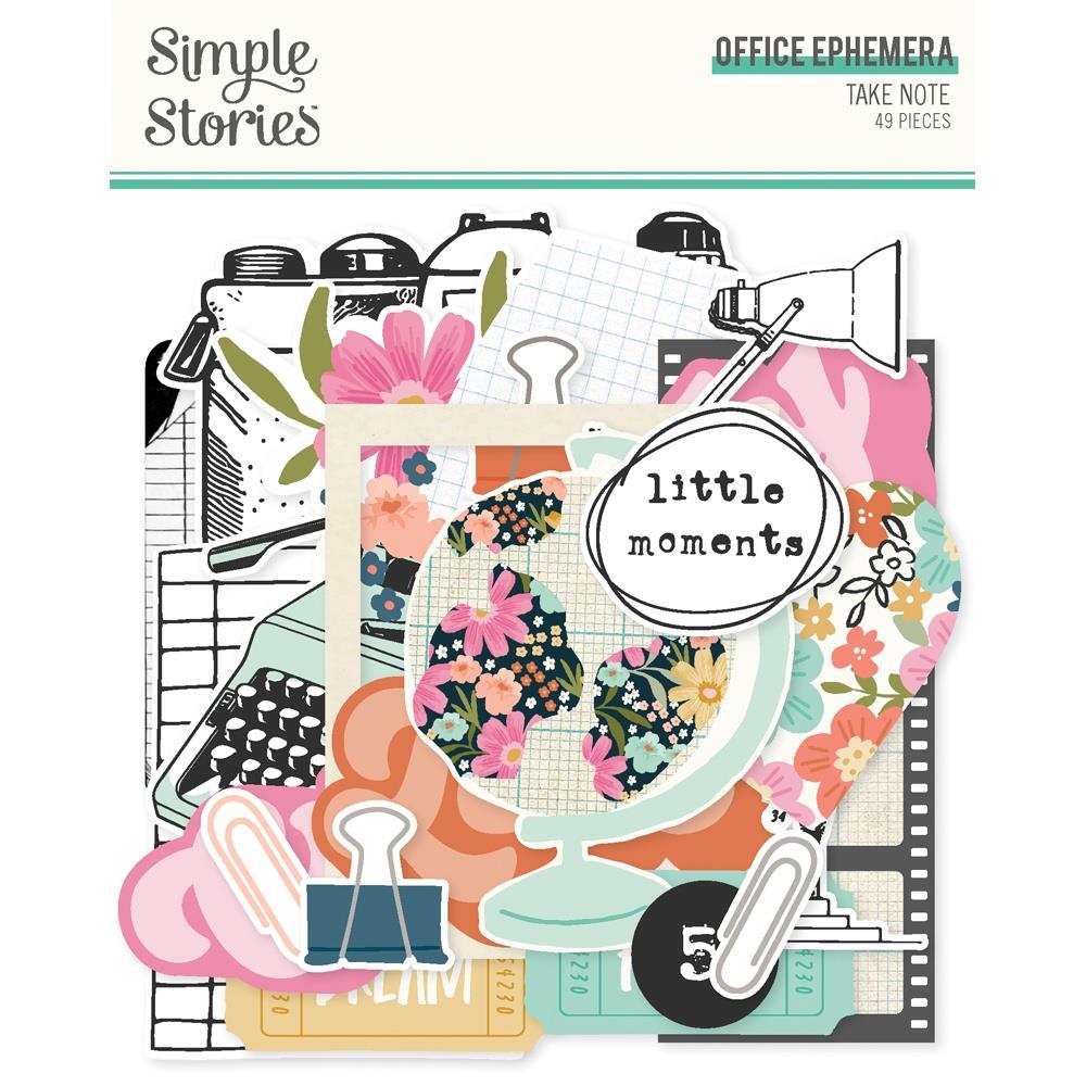 Simple Stories Take Note Office Ephemera 25921