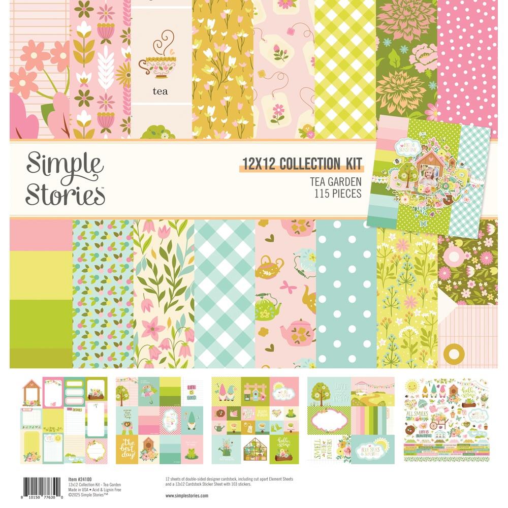 Simple Stories Tea Garden 12 x 12 Collection Kit 24100
