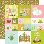 Simple Stories Tea Garden 12 x 12 Collection Kit 24100 2X2/4X4 Elements