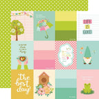 Simple Stories Tea Garden 12 x 12 Collection Kit 24100 3X4 Elements