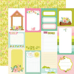 Simple Stories Tea Garden 12 x 12 Collection Kit 24100 Journal Elements