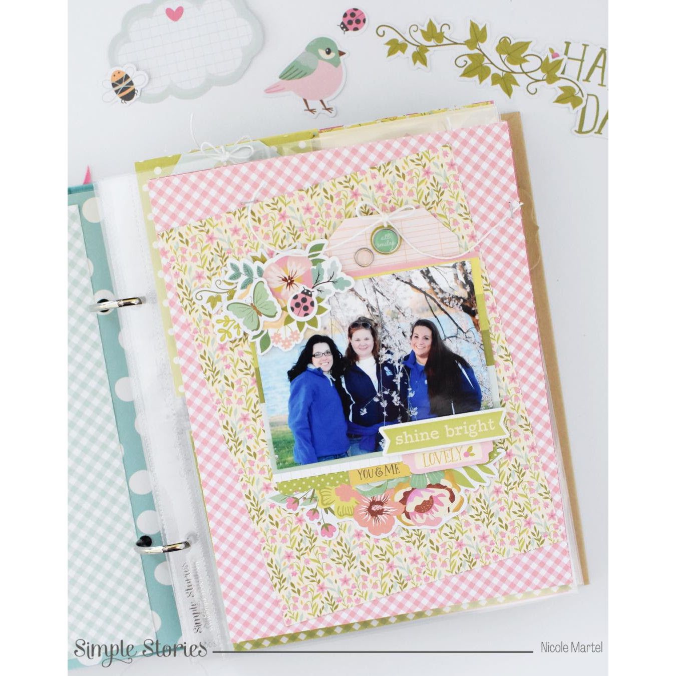 Simple Stories Tea Garden 12 x 12 Collection Kit 24100 Shine Bright
