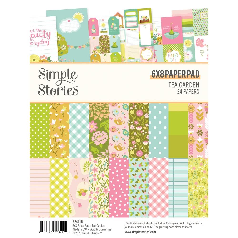 Simple Stories Tea Garden 6 x 8 Paper Pad 24115