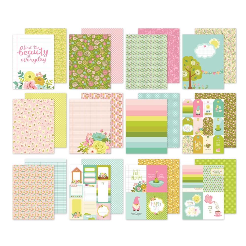 Simple Stories Tea Garden 6 x 8 Paper Pad 24115 Detailed View
