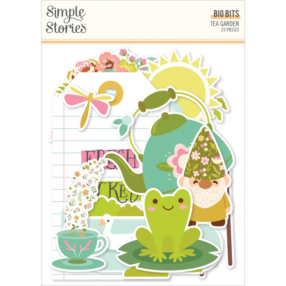 Simple Stories Tea Garden Big Bits And Pieces 24121