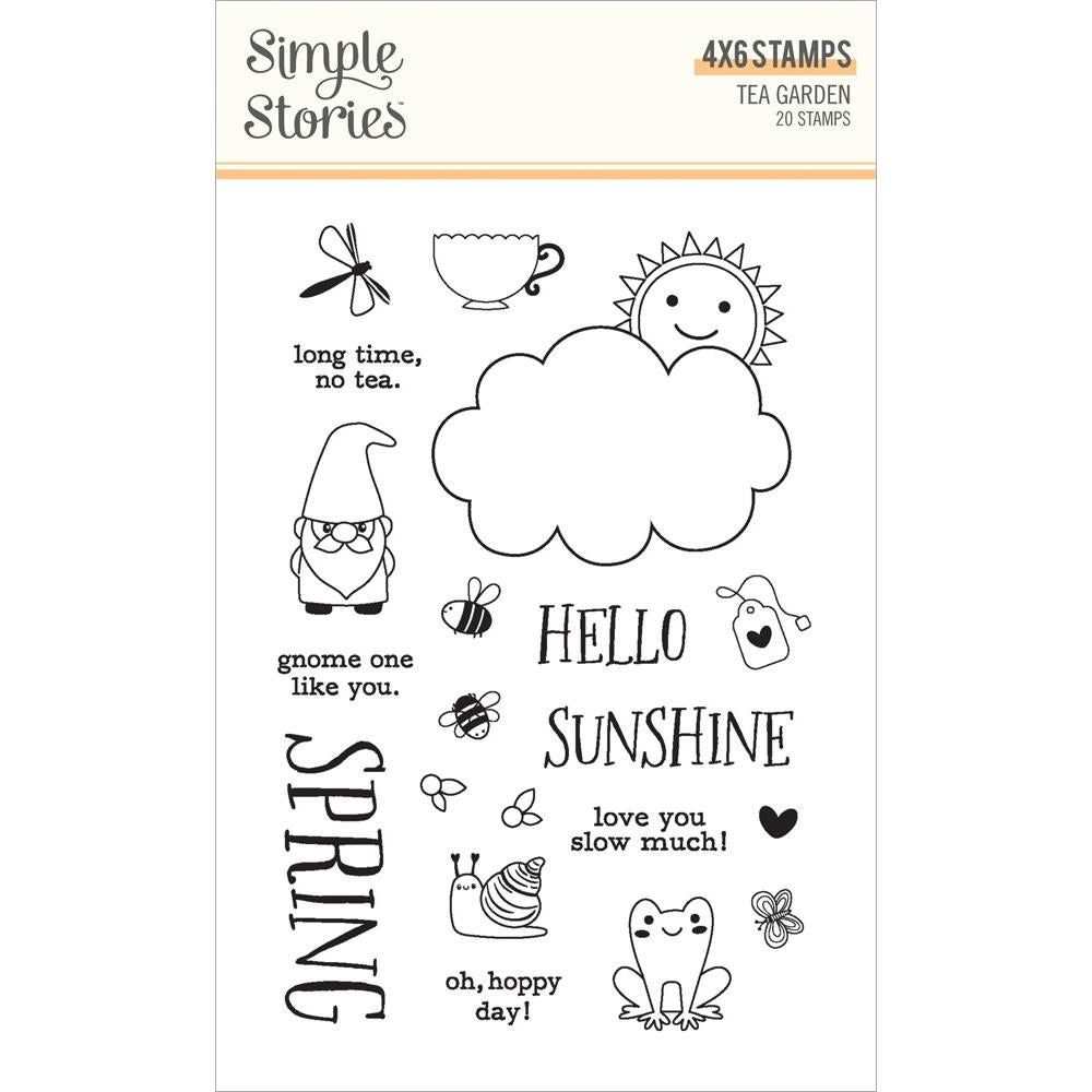 Simple Stories Tea Garden Clear Stamps 24116
