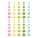 Simple Stories Tea Garden Glitter Enamel Dots 24124 Detailed View