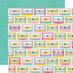 Simple Stories Totally 80's 12 x 12 Collection Kit 26700 Mix Tape