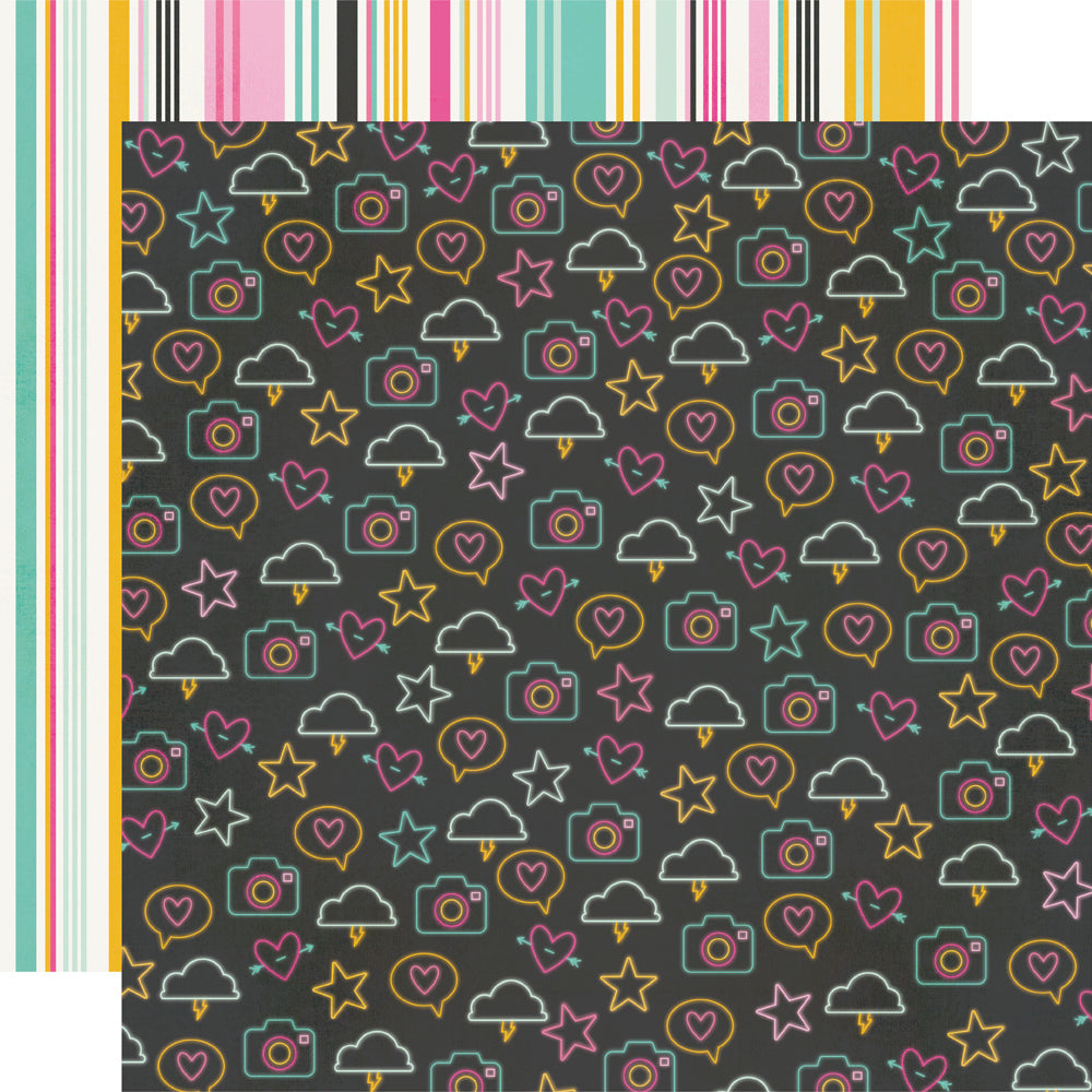 Simple Stories Totally 80's 12 x 12 Collection Kit 26700 To The Max
