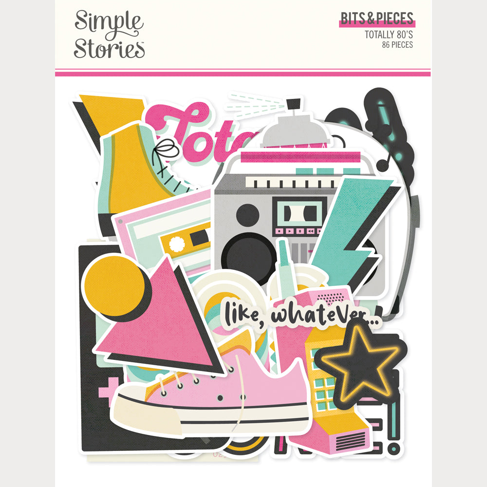 Simple Stories Totally 80's Bits And Pieces 26709