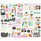 Simple Stories Totally 80's Bits And Pieces 26709 Eighties Sentiments