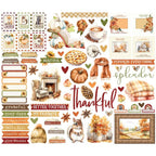 Simple Stories Vintage Autumn Breeze Bits And Pieces 25122 Thanksgiving Sentiments
